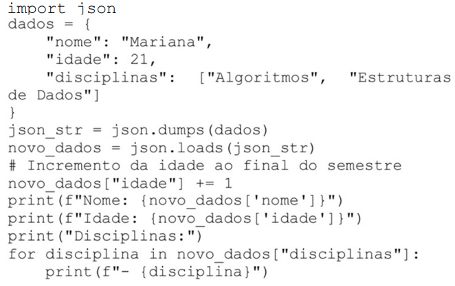 Imagem associada para resolução da questão