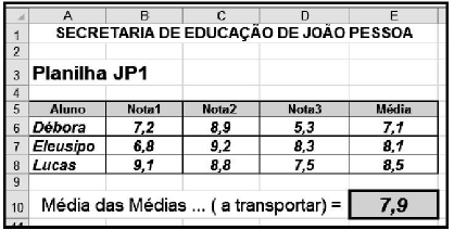 Imagem associada para resolução da questão