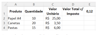 Imagem associada para resolução da questão