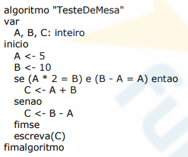 Imagem associada para resolução da questão