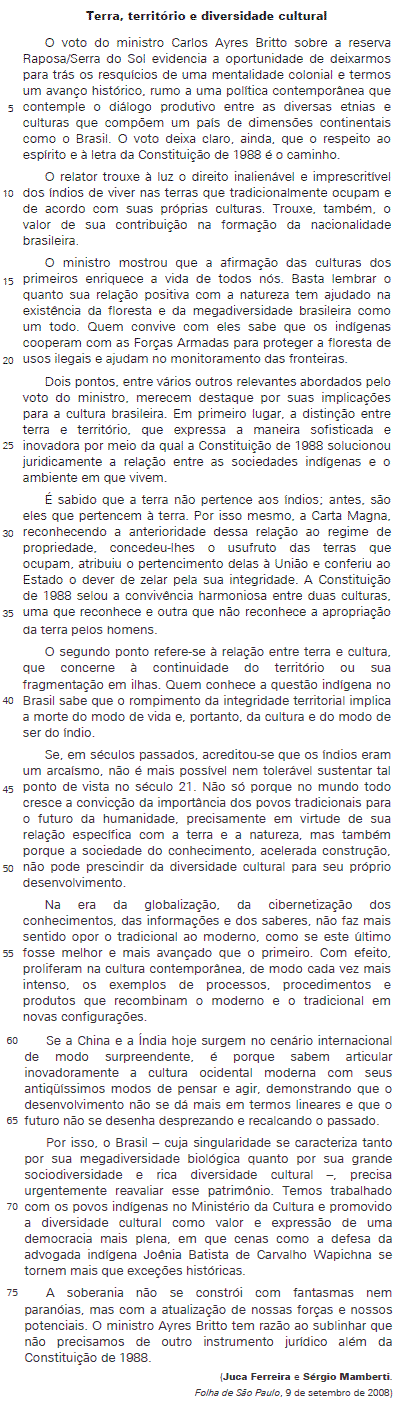 Imagem associada para resolução da questão