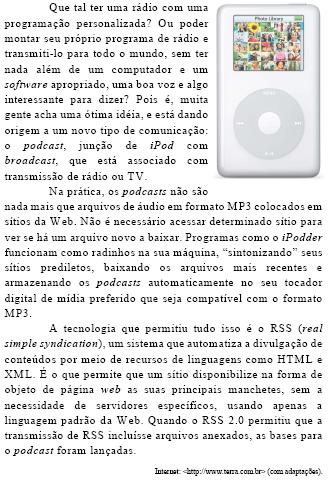 Imagem associada para resolução da questão