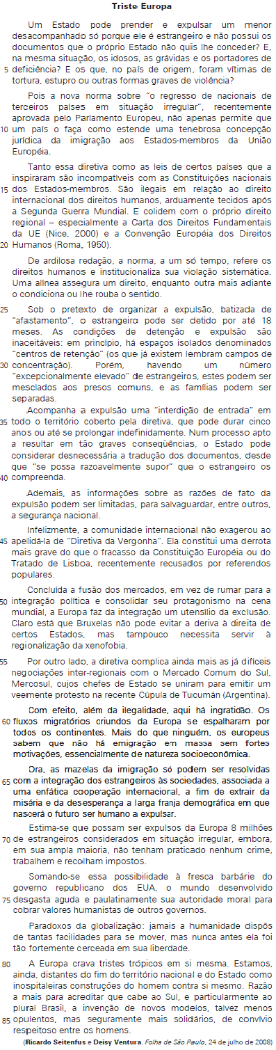 Imagem associada para resolução da questão