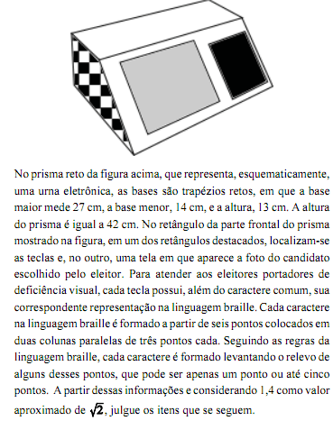 Imagem associada para resolução da questão