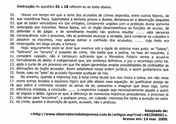Imagem associada para resolução da questão