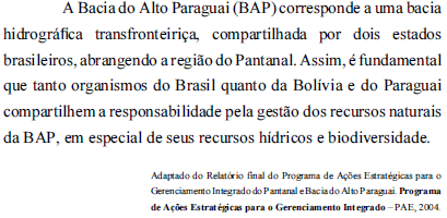 Imagem associada para resolução da questão