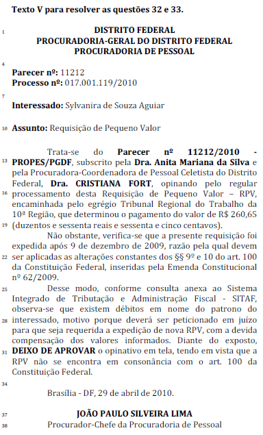 Imagem associada para resolução da questão