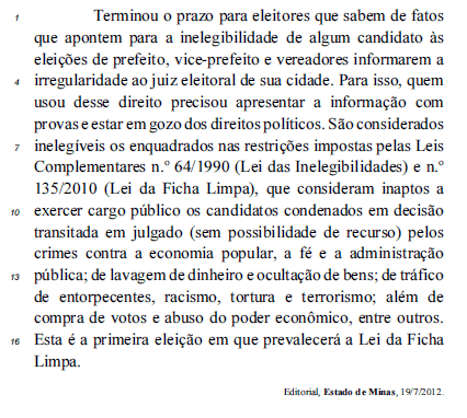 Imagem associada para resolução da questão