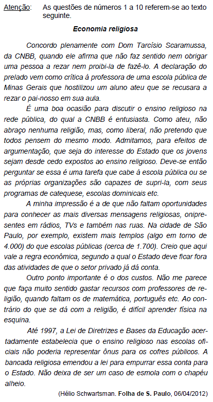 Imagem associada para resolução da questão