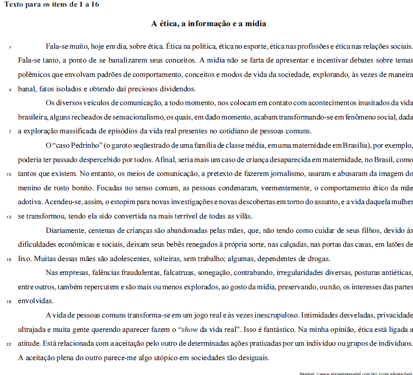 Imagem associada para resolução da questão