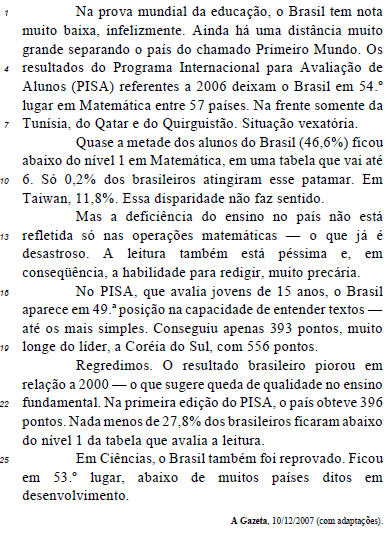 Imagem associada para resolução da questão