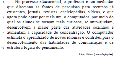 Imagem associada para resolução da questão