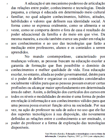 Imagem associada para resolução da questão