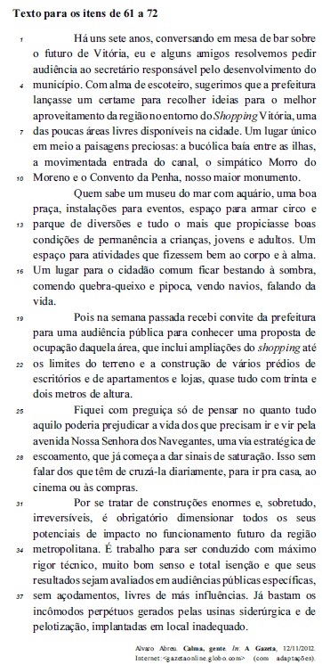 Imagem associada para resolução da questão
