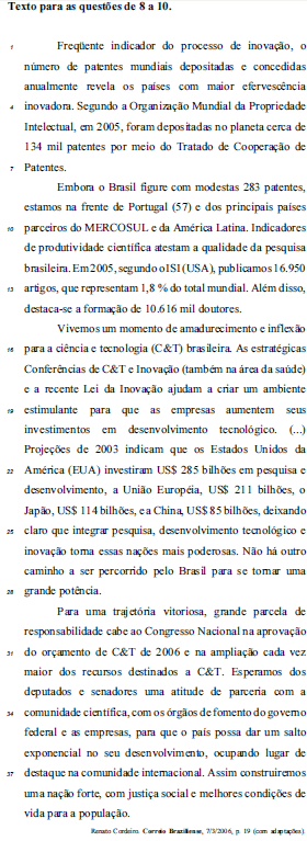 Imagem associada para resolução da questão