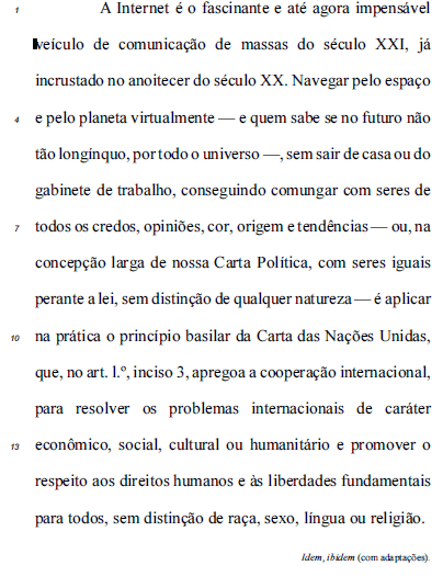 Imagem associada para resolução da questão