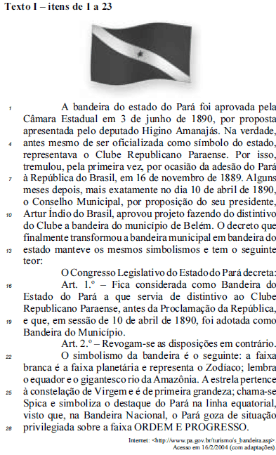 Imagem associada para resolução da questão