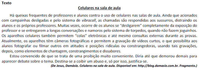 Imagem associada para resolução da questão