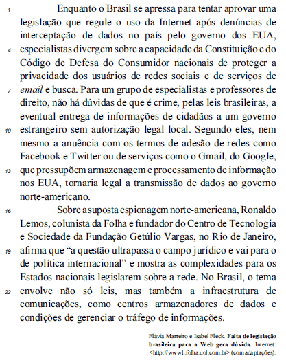 Imagem associada para resolução da questão