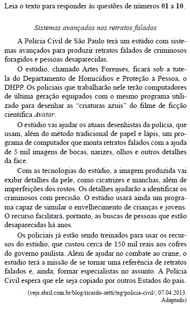Imagem associada para resolução da questão