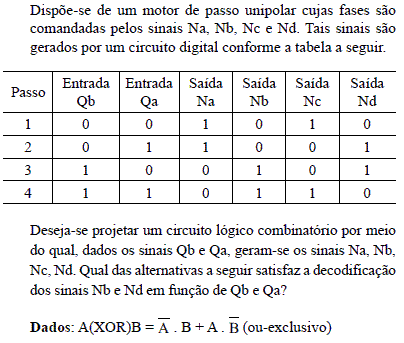 Imagem associada para resolução da questão