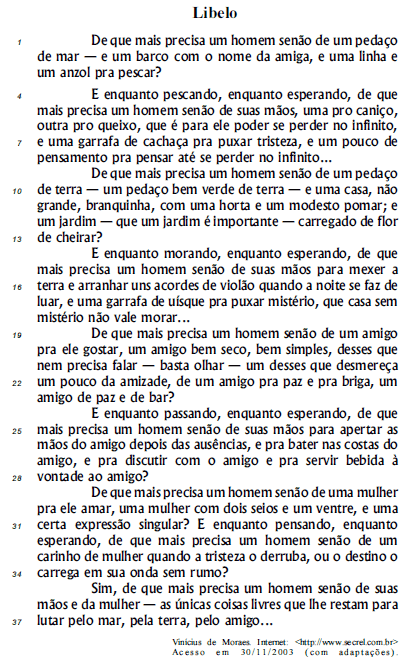 Imagem associada para resolução da questão