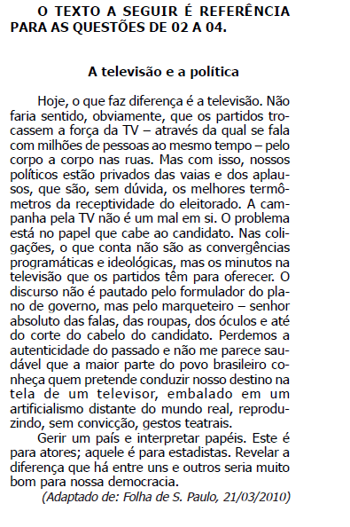 Imagem associada para resolução da questão