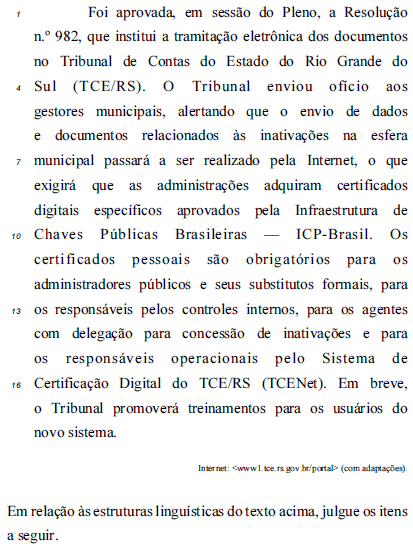 Imagem associada para resolução da questão