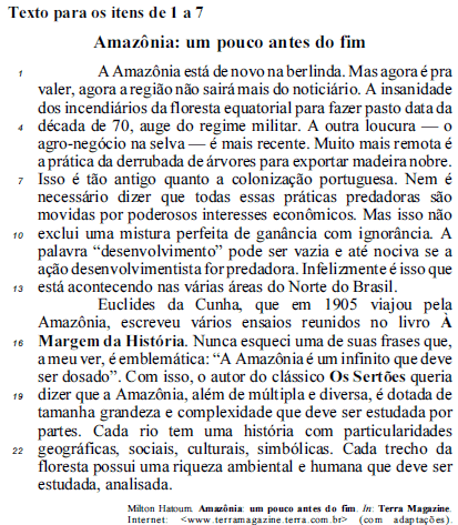 Imagem associada para resolução da questão