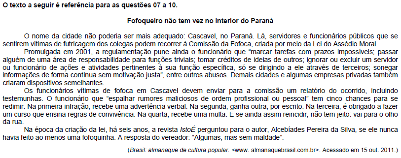 Imagem associada para resolução da questão
