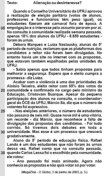 Imagem associada para resolução da questão