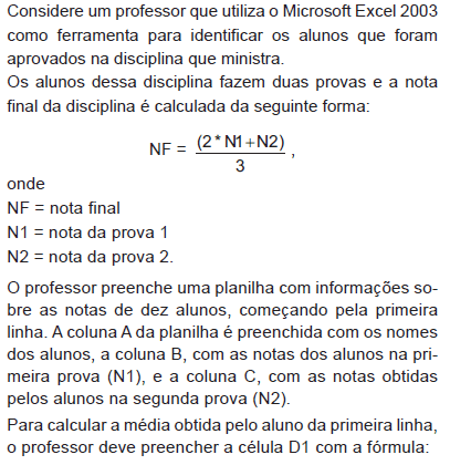 Imagem associada para resolução da questão
