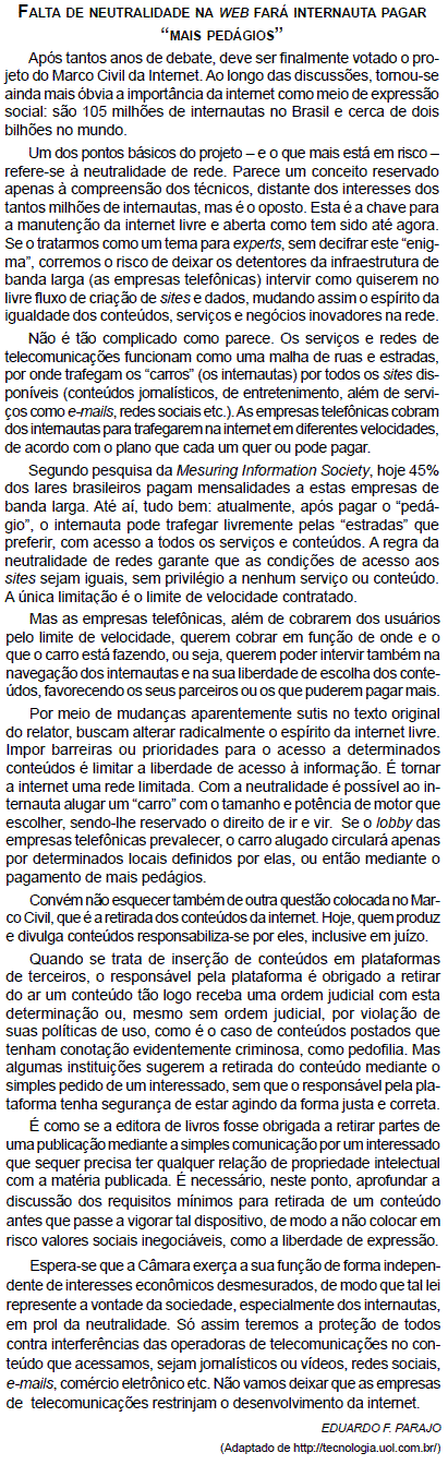 Imagem associada para resolução da questão