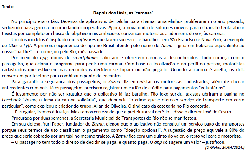 Imagem associada para resolução da questão