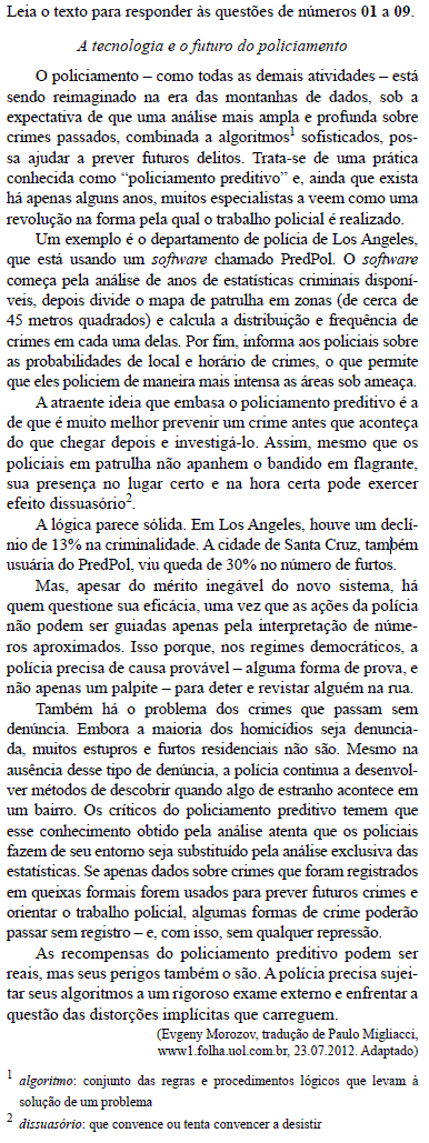 Imagem associada para resolução da questão