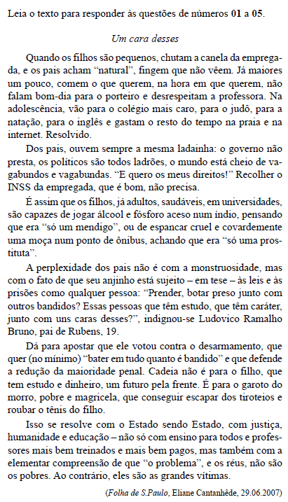 Imagem associada para resolução da questão