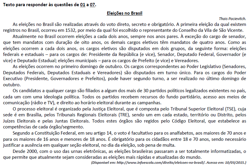 Imagem associada para resolução da questão