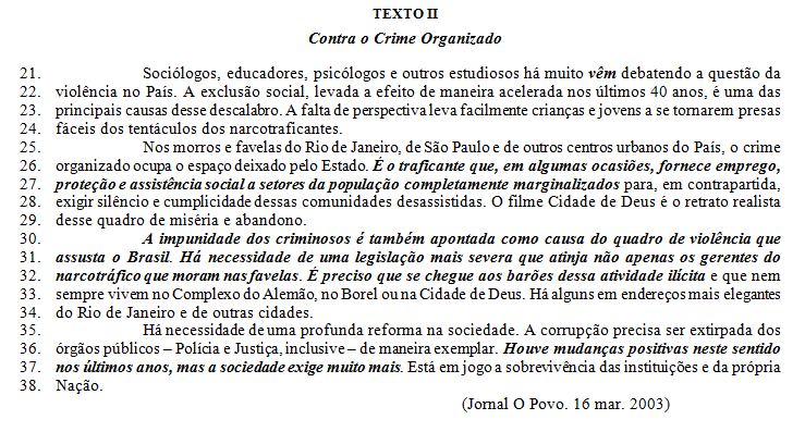 Imagem associada para resolução da questão