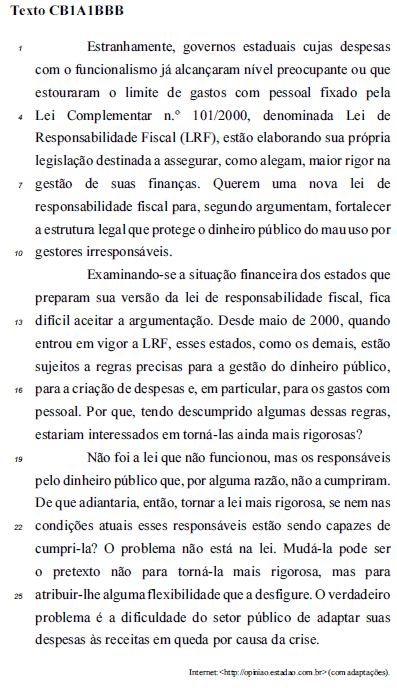 Imagem associada para resolução da questão