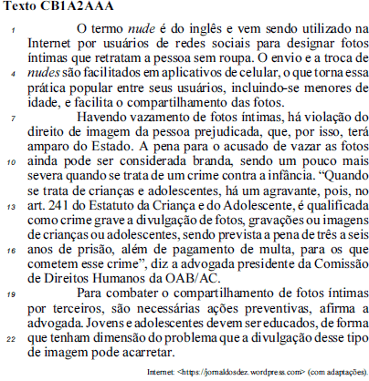 Imagem associada para resolução da questão