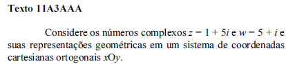 Imagem associada para resolução da questão