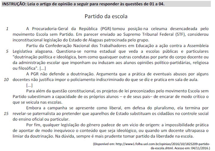 Imagem associada para resolução da questão