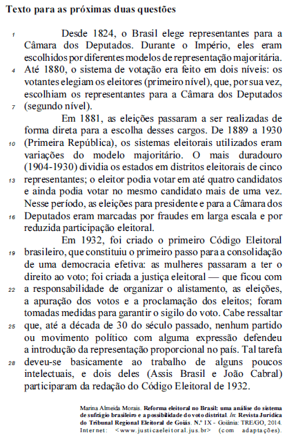 Imagem associada para resolução da questão