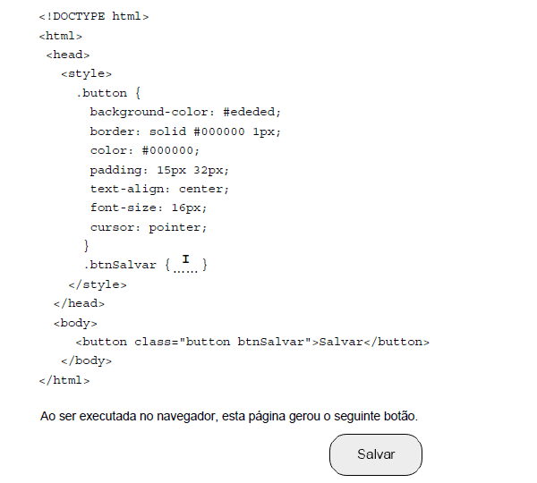 Considere a seguinte página HTML5 que utiliza CSS3. Concl... - Gran ...