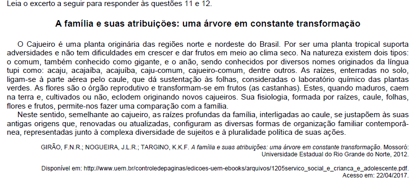Imagem associada para resolução da questão