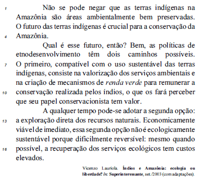 Imagem associada para resolução da questão