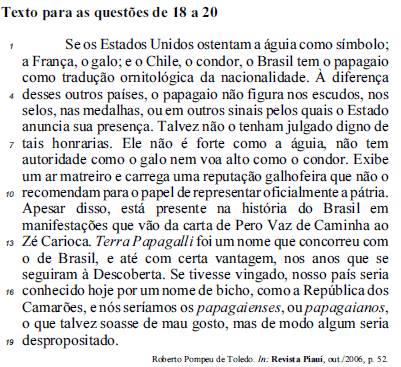 Imagem associada para resolução da questão
