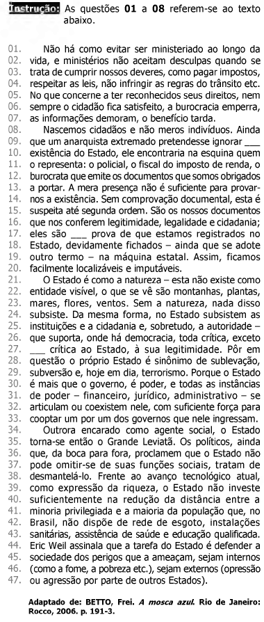 Imagem associada para resolução da questão