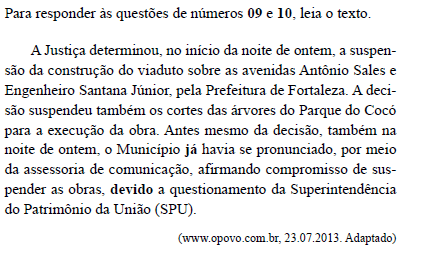 Imagem associada para resolução da questão