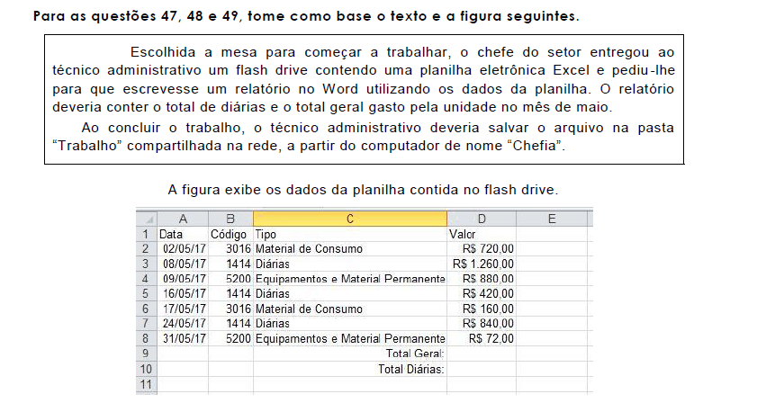 Imagem associada para resolução da questão